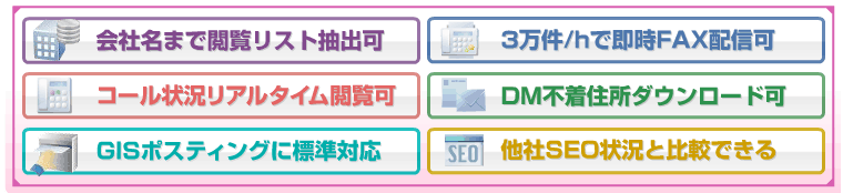 機能面　業界No.1